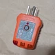 Klein Tools RT210 Outlet Tester w/ GFCI Test, LED Indicator, Orange