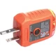 Klein RT210 110/125V 3-Wire Receptacle Tester with GFCI