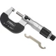 Fowler 52-229-201-0 0-1" Mechanical Outside Micrometer W/ Ratchet Friction