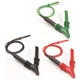 Fluke TLK1550-RTLC Integral Test Leads/Clamps (Red, Black, Green)