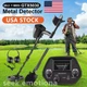 Metal Detector Deep Sensitive Search Gold Digger Hunter Set w/Headphone Shovel