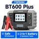 TOPDON BT600 Plus Car Battery Tester Battery Alternator for 6V/12V/24V Battery