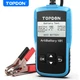 TOPDON Car Battery Tester 12V 100-2000CCA Cranking Charging Battery Analyzer