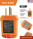 Klein Tools Outlet Tester for AC Receptacles - Safety Certified & Durable