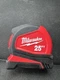 Milwaukee 25 ft Compact Measuring Tape - Red (48-22-6625)
