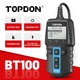 TOPDON BT100 12V Battery Tester Load Cranking Charging Analyzer AGM GEL 2000CCA