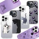 Lovely Cats Pattern Cover For iPhone 16e 15 12 13 17 Samsung S24 S25 Phone Case
