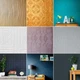 PAINTABLE WALLPAPER ANAGLYPTA WALLS CEILINGS - VINTAGE EMBOSSED PANELS & MORE