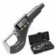 DIGITAL MICROMETER Inch Metric Thickness Measuring Tool 0.00005"/0.001mm REXBETI