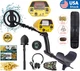LCD Metal Detector Waterproof Gold Digger Deep Sensitive Hunter Coil Searcher