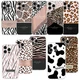 Animals Skin Patterned Cover For iPhone 16e 12 13 14 16 15 Pro Custom Phone Case