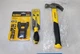 New 3 Piece Tool Set Dewalt 3/4 in. Stanley Hammer 6 Way Screwdriver