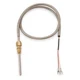Tempco Thermocouple Probe Type J Grounded 3/16 x 4 in 6ft Fiberglass Lead 1400F