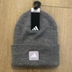 Adidas Women&rsquo;s Performance Wide Cuff Beanie Knit Heather Grey/Purple OS