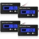 Frienda 2 Pieces Dc 12v 24v 36v 48v 60v 72v 84v Golf Cart Battery Meter Blue 