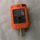 Klein Tools RT210 Outlet Tester Orange LED Indicator Push to Check GFCI