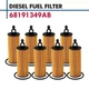 8x Repace Oil Filter MO-349 For Chrysler Jeep Dodge RAM 3.2L 3.6L V6 Pentastar