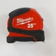 Milwaukee 25 Ft Tape Measure 48-22-6625 Magnetic Hook Locking