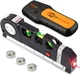Stud Finder & Multifunction Device (Laser Level line, Black and Orange 