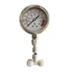 Malida Stainless Water Pressure Test Gauge, Detector 1 Pack 