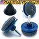 (3pc) Deck Blade Sharpener w/Balancer for John Deere Lawn Mower Garden Tractor