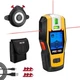  2-in-1 Stud Finder with Laser Level, Rechargeable Multi Surface Cross Line 