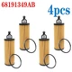 4 Pack 68191349AB Oil Filter Cartridge For Chrysler Jeep Dodge RAM 3.2L 3.6L V6