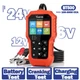 VDIAGTOOL BT500 Car Battery Tester 12V 24V Load Tester Charging System Analyzer