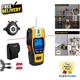 Multi-Surface 2-in-1 Stud Finder & Laser Level with Audio Alerts for Precision