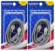 2Lot Astatic A8X9 CB / HAM Radio Antenna RG8X Coaxial Cable w/ PL259's - 9 Foot