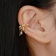 NEW - Sterling silver or 18k Gold Vermeil Zircon Tassel Ear cuff - $98