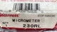 STARRETT 230RL 0-1" Outside Micrometer, Ratchet Lock  IN STOCK Used Once