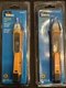 LOT  OF 2 New Ideal 61-627 Single Range 50-600V AC Non-Contact Voltage Tester