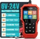 VDIAGTOOL BT500 Car Battery Tester 9V 12V Battery Load Tester Alternator Tester 