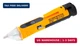 IDEAL Single Range 50‑600V Non‑Contact Voltage Tester - CAT IV 600V AC NCVT with